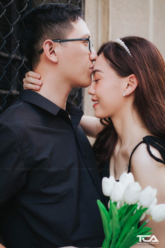 chụp ảnh couple đáng yêu Tphcm