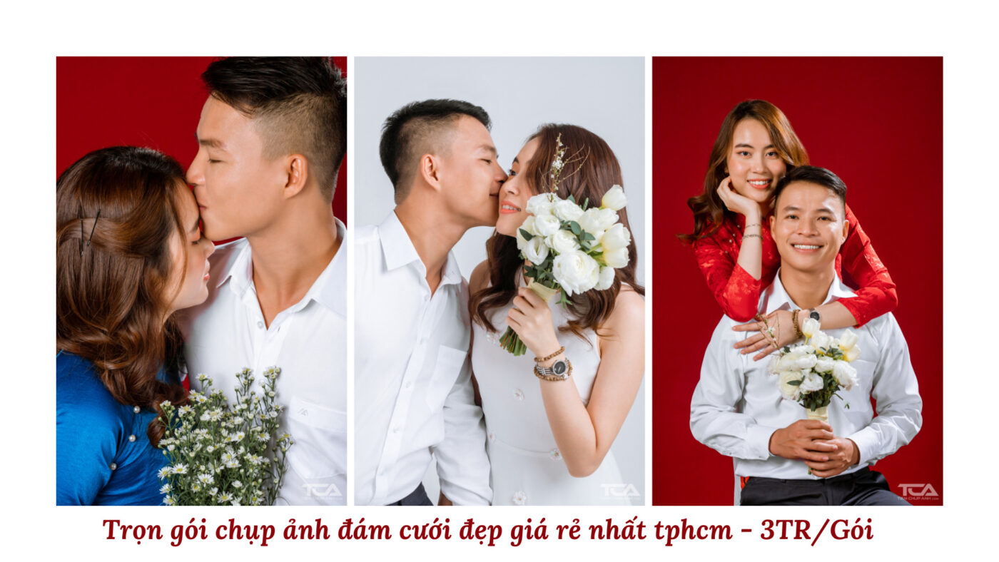 Trọn gói chụp ảnh đám cưới đẹp giá rẻ nhất tphcm - 3TRGói